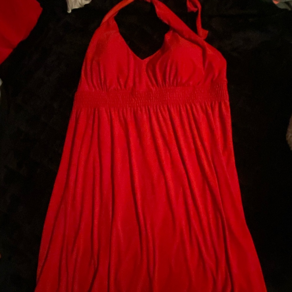 Red dress